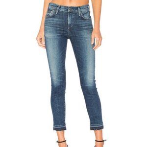 CoH 25 Rocket Crop Raw Hem Jeans High Rise Skinny Citizens of Humanity